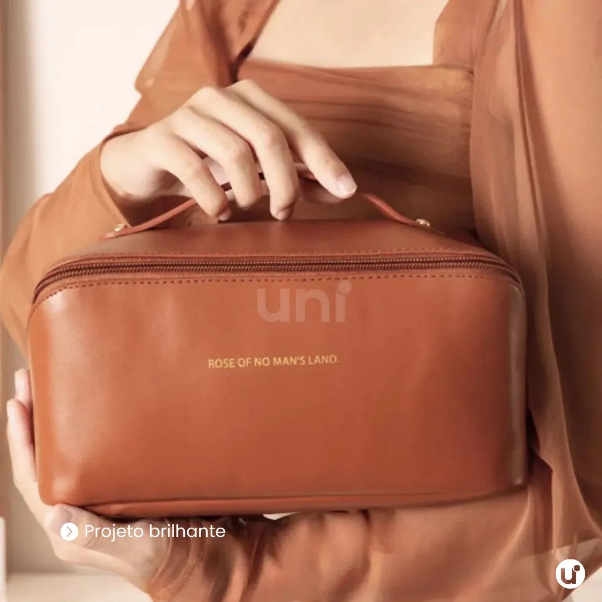 Nécessaire Feminina Organizadora com 6 Divisórias Luxbag™