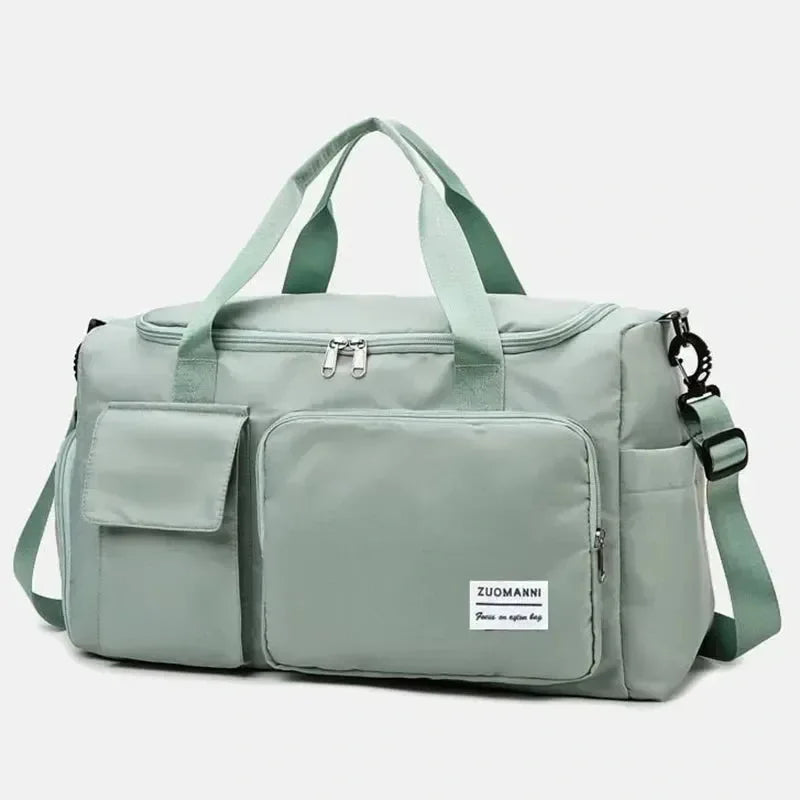 Bolsa Transversal Esportiva Feminina com Porta-Sapatos - SportFlex™