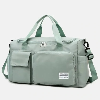 Bolsa Transversal Esportiva Feminina com Porta-Sapatos - SportFlex™