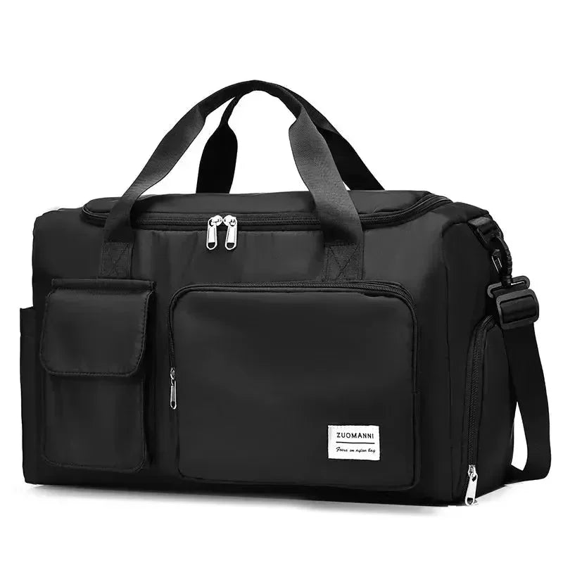 Bolsa Transversal Esportiva Feminina com Porta-Sapatos - SportFlex™