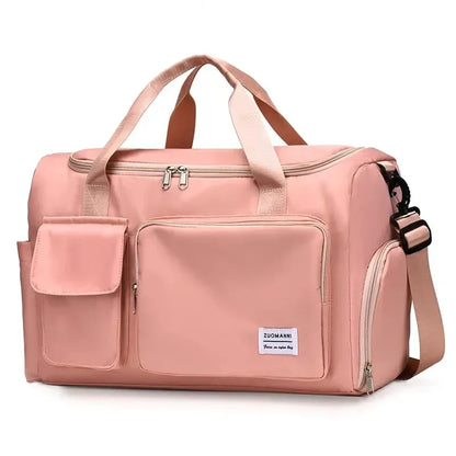 Bolsa Transversal Esportiva Feminina com Porta-Sapatos - SportFlex™