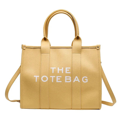 Bolsa Tote Feminina de Viagem e Trabalho em Couro 35L - TheTote™