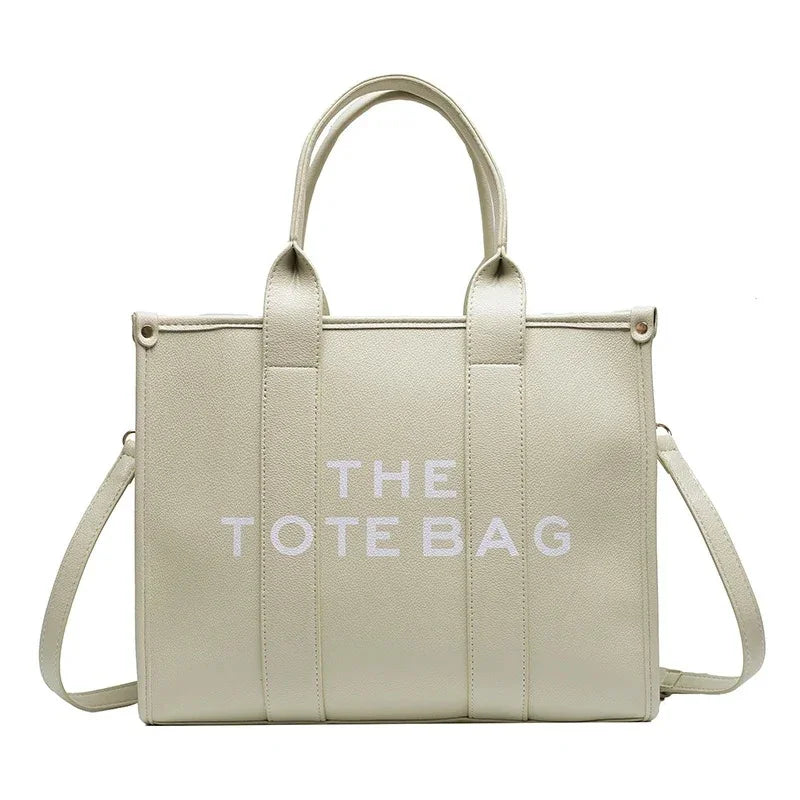 Bolsa Tote Feminina de Viagem e Trabalho em Couro 35L - TheTote™