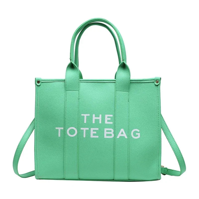 Bolsa Tote Feminina de Viagem e Trabalho em Couro 35L - TheTote™