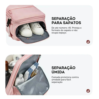 Mochila de Viagem 35L Bagagem de Mão Impermeável - BagTravel™